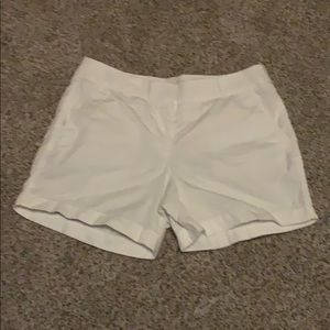 JCrew white shorts size 4. EUC